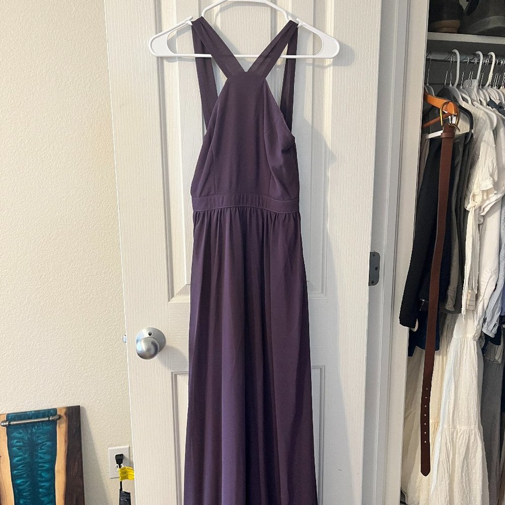 BRAND NEW Lulus Air of Romance Dusty Purple Maxi Dress - XS